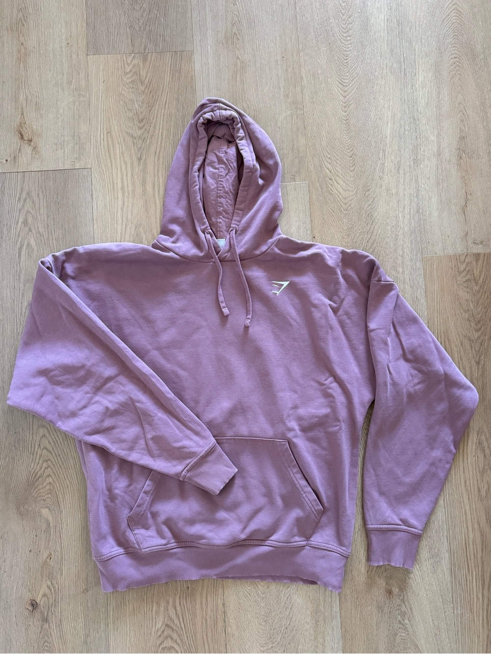 Gymshark Crest Hoodie Sweatshirt Large Dusty Purple